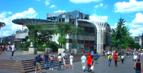 Forum des Halles in the Halles Quarter, Paris, France